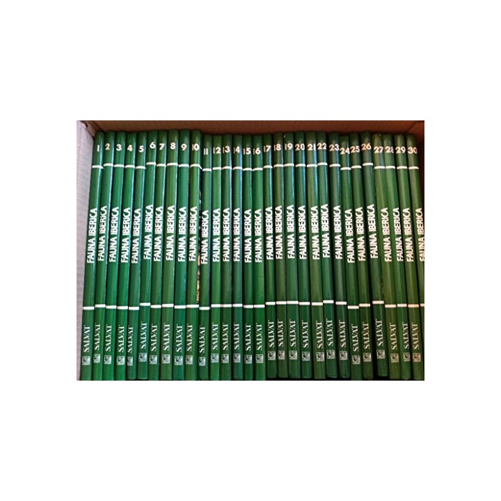 ENCICLOPEDIA SALVAT DE LA FAUNA IBÉRICA Y EUROPEA. EL HOMBRE Y LA TIERRA. VOLUMENES 1 A 30 (COMPLETA).